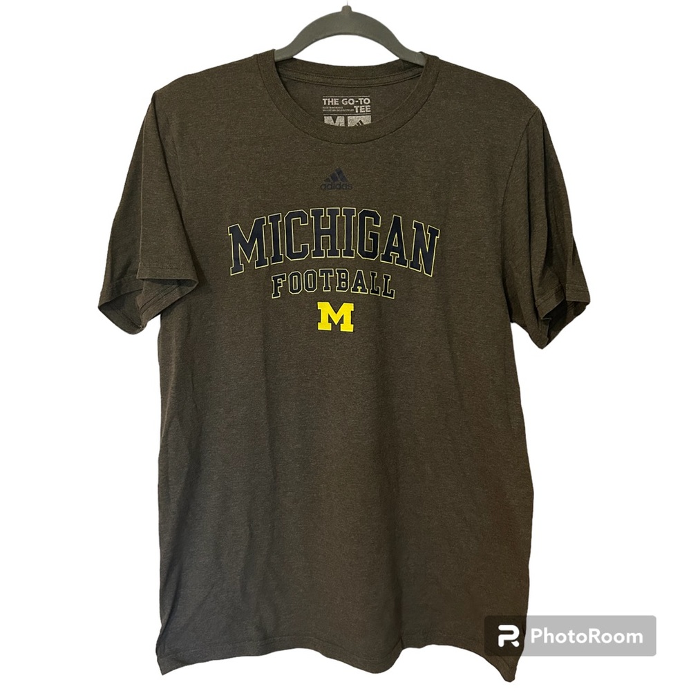 Adidas Michigan Football Graphic TShirt SZ M